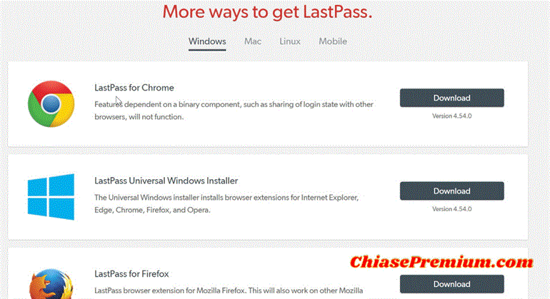 Bạn có thể sử dụng LastPass trên nhiều thiết bị, trình duyệt từ máy tính đến di động